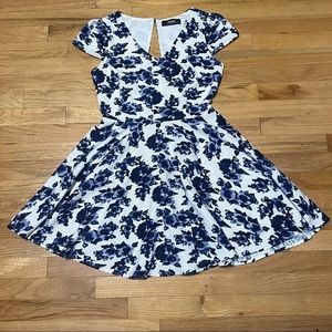 LuLu’s Vintage Blue Floral Dress
